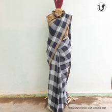 Load image into Gallery viewer, CHETTINAD CHECKS ~ black n white