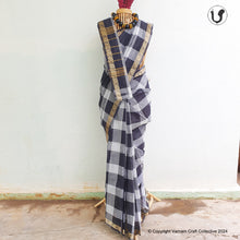 Load image into Gallery viewer, CHETTINAD CHECKS ~ black n white