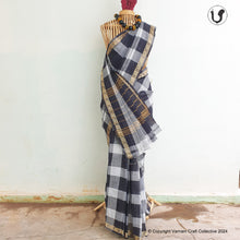 Load image into Gallery viewer, CHETTINAD CHECKS ~ black n white
