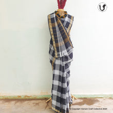 Load image into Gallery viewer, CHETTINAD CHECKS ~ black n white