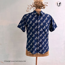 Load image into Gallery viewer, DRAGONFLIES IN INDIGO (Half Sleeves)