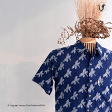 Load image into Gallery viewer, DRAGONFLIES IN INDIGO (Half Sleeves)