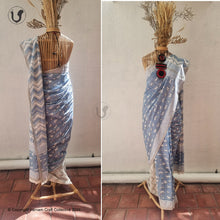 Load image into Gallery viewer, GALLOP Saree (Blue)
