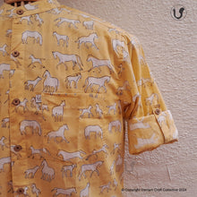 Load image into Gallery viewer, Gallop in yellow full sleeves)