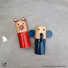 Load image into Gallery viewer, OINKSTON N FLAPPY Salt pepper set