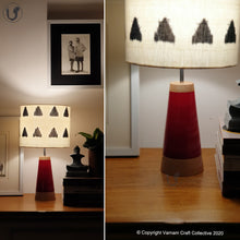 Load image into Gallery viewer, SLANT Red ~ 10" Gopura IKKAT drum