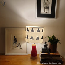 Load image into Gallery viewer, SLANT Red ~ 10" Gopura IKKAT drum