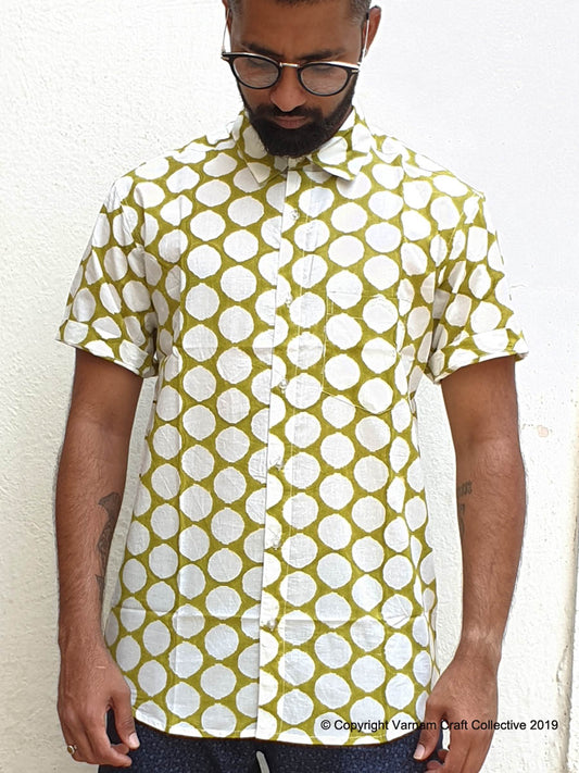 POLKA GREENS (half sleeves)