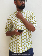 Load image into Gallery viewer, POLKA GREENS (full sleeves)