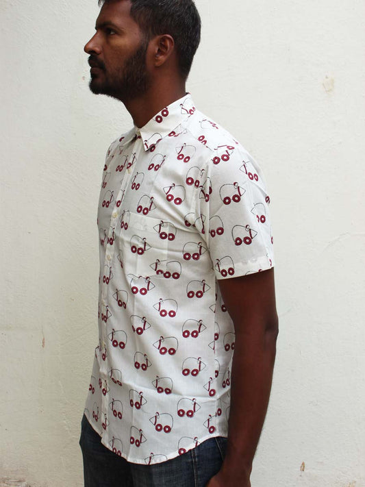 BLIND MICE in red-black (half sleeves)