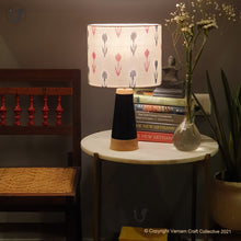 Load image into Gallery viewer, SLANT Black ~ 10" GreyRed IKAT