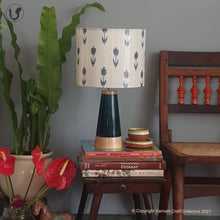 Load image into Gallery viewer, SLANT Blue ~ 10" Blue Arrows Ikat (M)