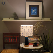 Load image into Gallery viewer, SLANT Blue ~ 10" Blue Arrows Ikat (M)