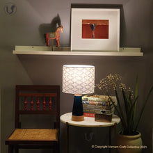 Load image into Gallery viewer, SLANT Blue ~ 10" Blue pattern Ikat (M)