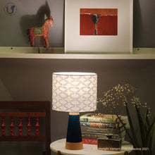 Load image into Gallery viewer, SLANT Blue ~ 10" Blue pattern Ikat (M)