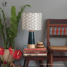 Load image into Gallery viewer, SLANT Blue ~ 10" Blue pattern Ikat (M)