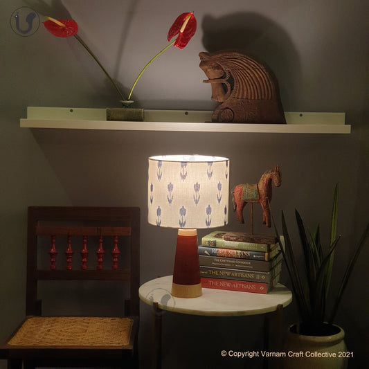 SLANT Red ~ 10" Blue Arrows Ikat (M)