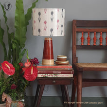 Load image into Gallery viewer, SLANT Red ~ 10" GreyRed Ikat (M)