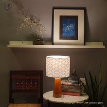 Load image into Gallery viewer, SLANT Yellow ~ 10" Blue Pattern Ikat (M)