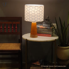 Load image into Gallery viewer, SLANT Yellow ~ 10" Blue Pattern Ikat (M)