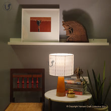 Load image into Gallery viewer, SLANT Yellow ~ 10" Brown Rain Ikat (M)