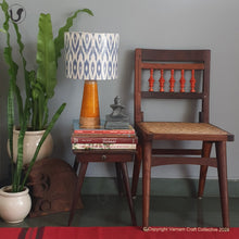 Load image into Gallery viewer, SLANT Yellow ~ 10" Uzbek Blue Ikat (M)