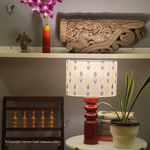 Load image into Gallery viewer, STHAMB Red ~ 12" Blue Arrows IKAT
