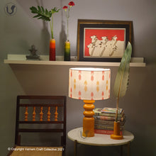 Load image into Gallery viewer, STHAMB Mustard ~ 12" Orange Yellow IKAT
