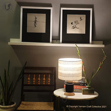 Load image into Gallery viewer, STUPA Black - 10" Black stripes ikat