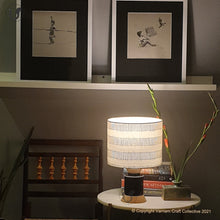 Load image into Gallery viewer, STUPA Black - 10" Black stripes ikat