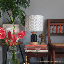 Load image into Gallery viewer, STUPA Blue - 10" Blue pattern ikat