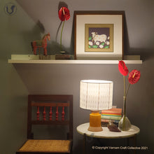 Load image into Gallery viewer, STUPA Yellow - 10" Brown Rain ikat