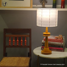 Load image into Gallery viewer, VILLAKKU BASE Mustard ~ 10" Brown Rain Ikat