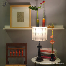 Load image into Gallery viewer, VILLAKKU BASE Black ~ 10" Black Rain Ikat
