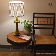 Load image into Gallery viewer, VILLAKKU BASE ~ Grey checks Ikat Drum