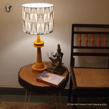 Load image into Gallery viewer, VILLAKKU BASE ~ Grey checks Ikat Drum