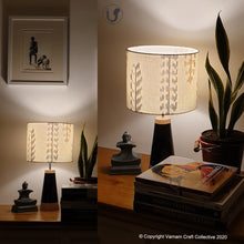 Load image into Gallery viewer, SLANT Black ~ 10" IKKAT grey brown