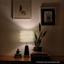 Load image into Gallery viewer, SLANT blue ~ 10" IKKAT green