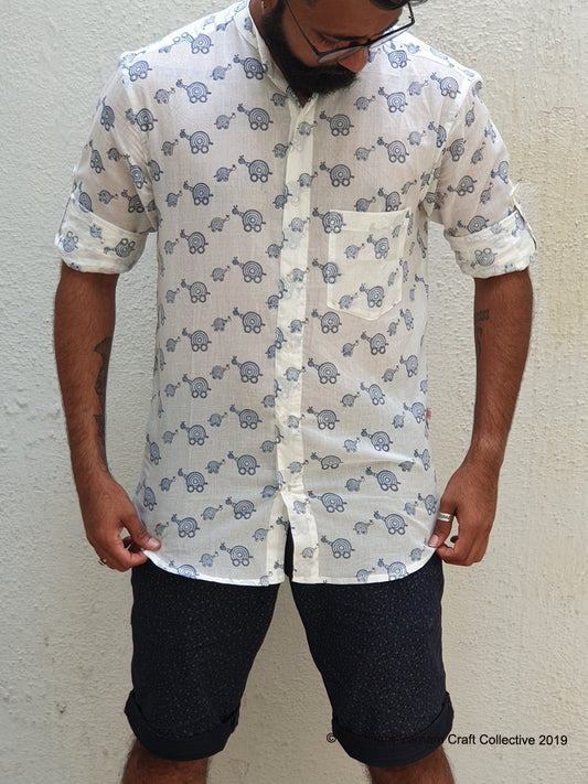 SLIPPY SLOPS snails in Blue (full sleeves)
