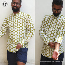 Load image into Gallery viewer, POLKA GREENS (full sleeves)