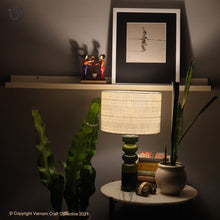 Load image into Gallery viewer, STHAMB Green  ~ 12" B&W STRIPES SHADE