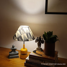 Load image into Gallery viewer, MINI TRIKONE ~ 10" Grey Ikkat Cone