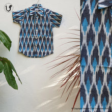 Load image into Gallery viewer, IKAT in turquoise grey (Kids)