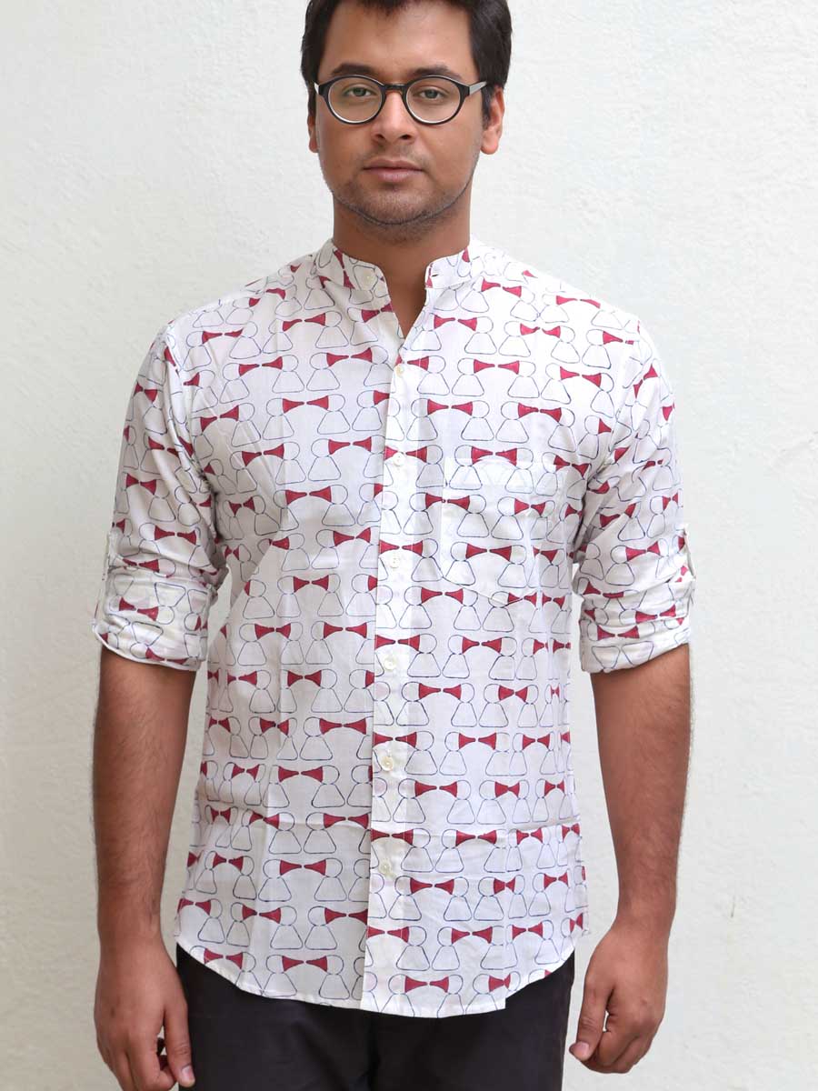 KURUVIS in Indigo Red (full sleeves)
