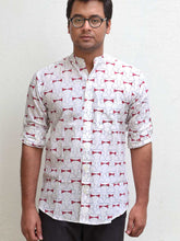 Load image into Gallery viewer, KURUVIS in Indigo Red (full sleeves)