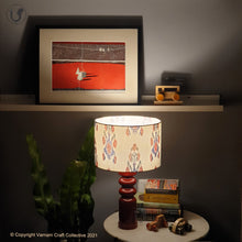 Load image into Gallery viewer, STHAMB Red ~ 12" red-blue IKAT