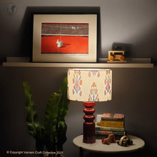 Load image into Gallery viewer, STHAMB Red ~ 12" red-blue IKAT