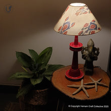 Load image into Gallery viewer, VILLAKKU BASE Red ~ Blue red Ikat cone