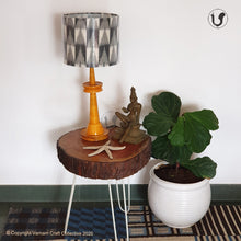 Load image into Gallery viewer, VILLAKKU BASE ~ Grey checks Ikat Drum