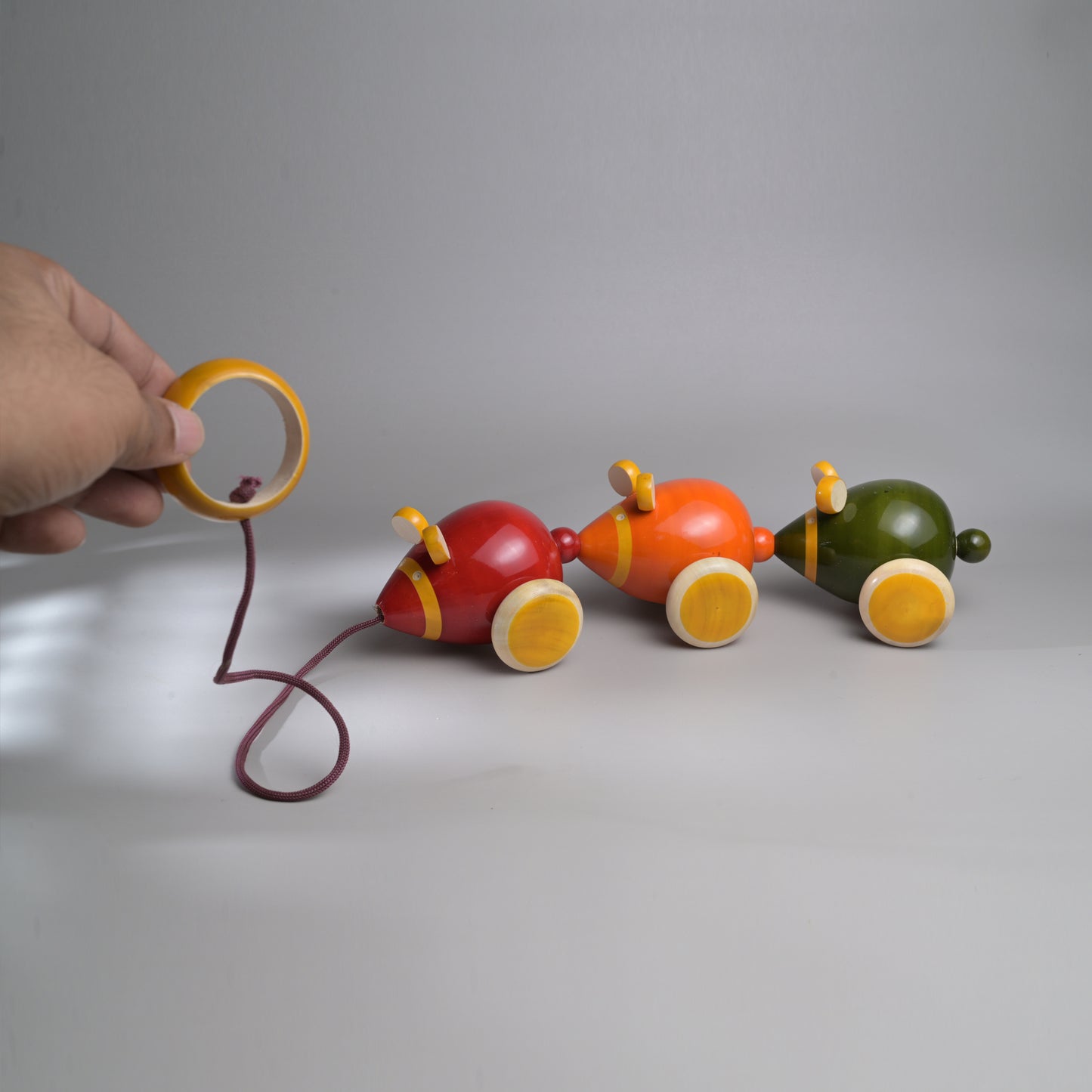 3 BLIND MICE pull toy